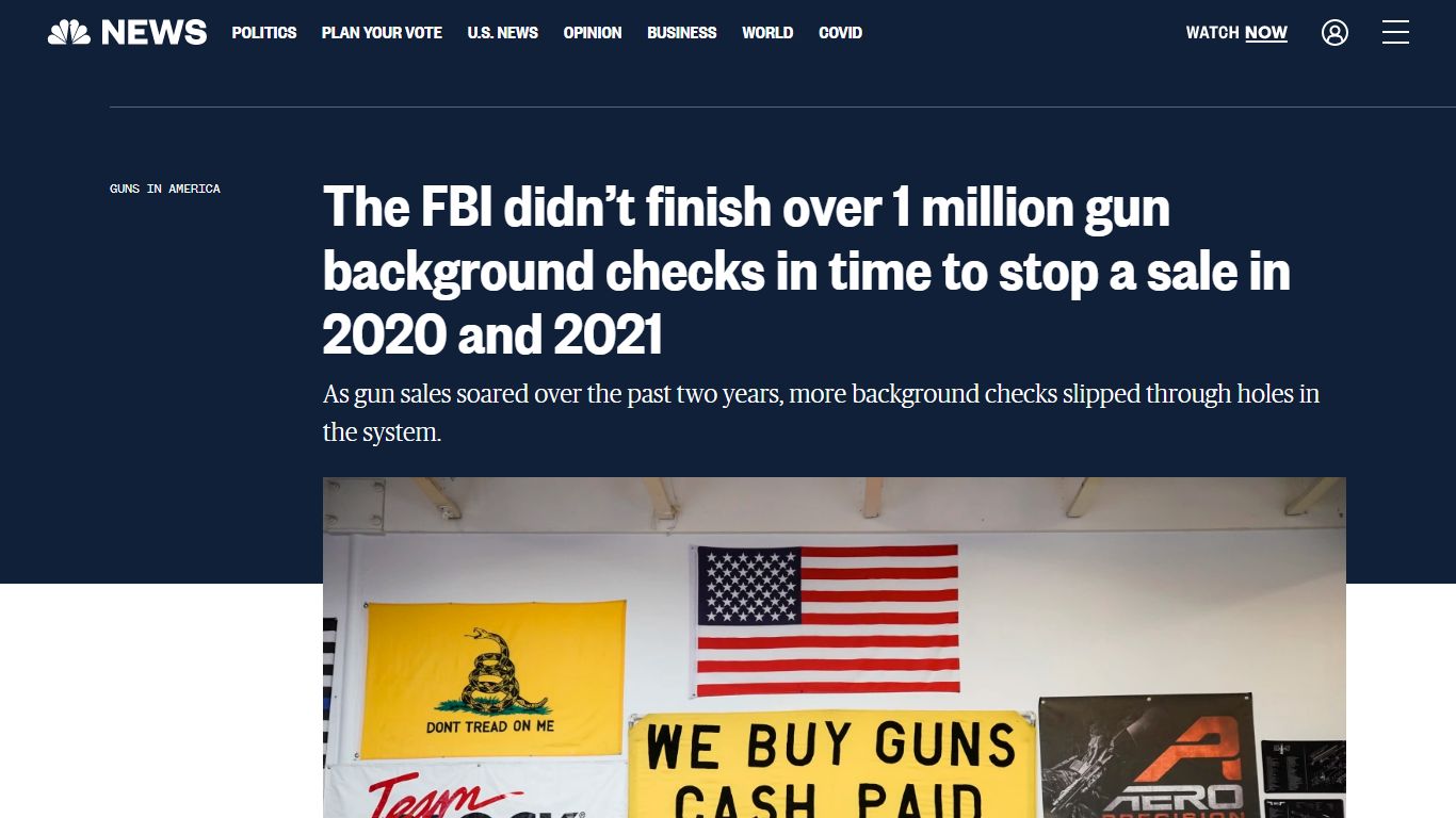 The FBI didn’t finish over 1 million gun background checks in time to ...